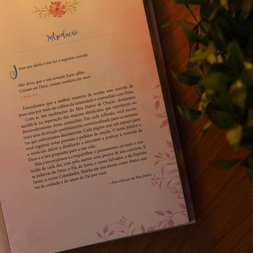 Meu Diário de Oração | Flores Rosa