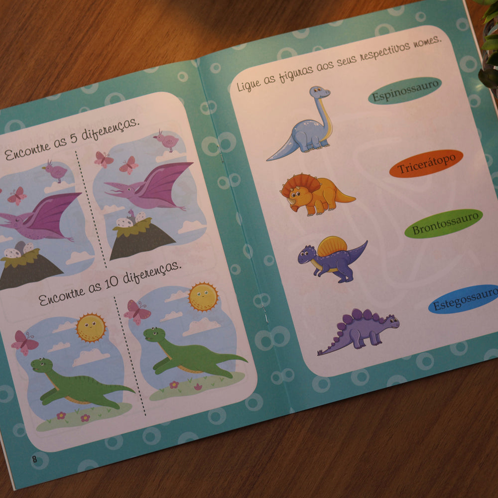 Meu Superlivro de Atividades | Maleta Mundo dos Dinossauros