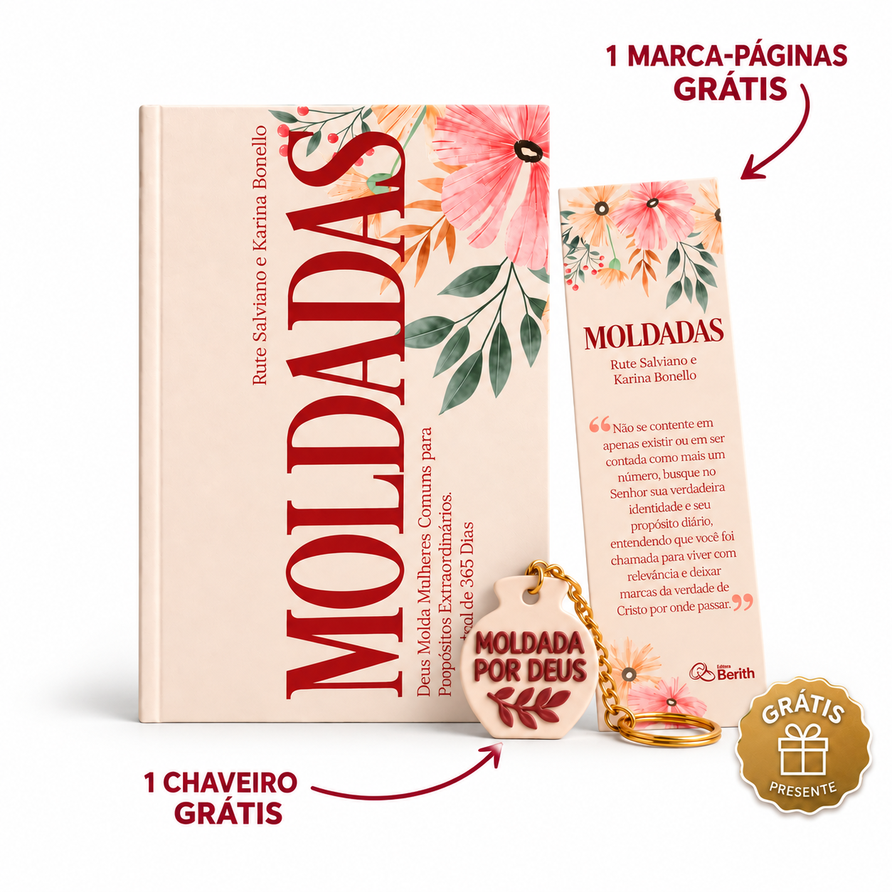 Devocional Moldadas | 365 Dias com as Mulheres da Bíblia | Rute Salviano e Karina Bonello