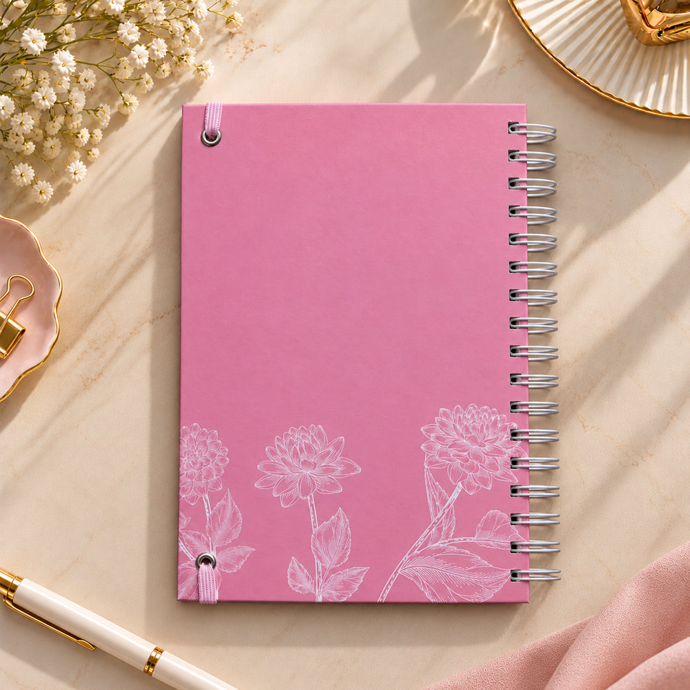 Planner Contando os Meus Dias | Capa Dálias