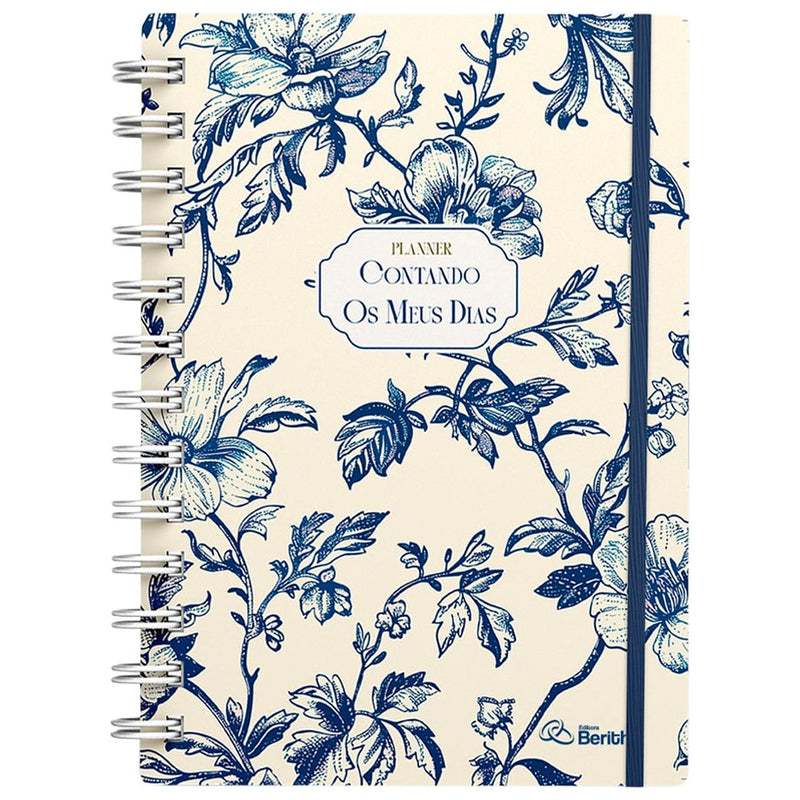 Planner Contando os Meus Dias | Capa Floral Clássica