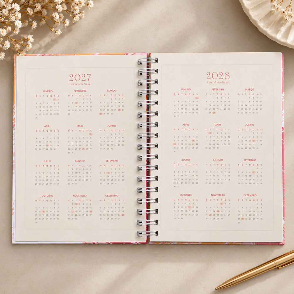 Planner Contando os Meus Dias | Capa Rascunho