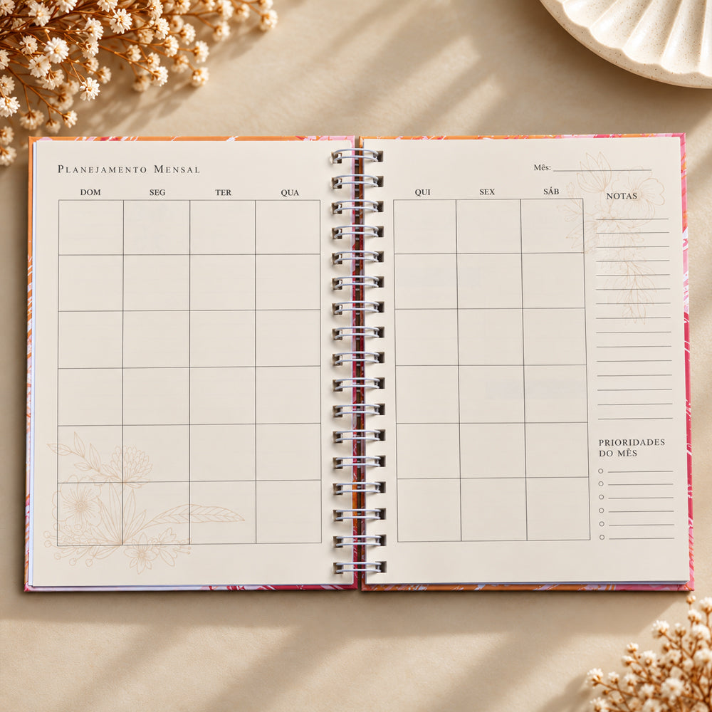 Planner Contando os Meus Dias | Capa Rascunho