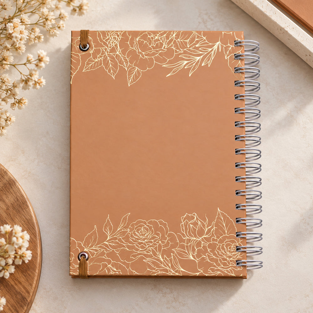 Planner Contando os Meus Dias | Capa Rosas