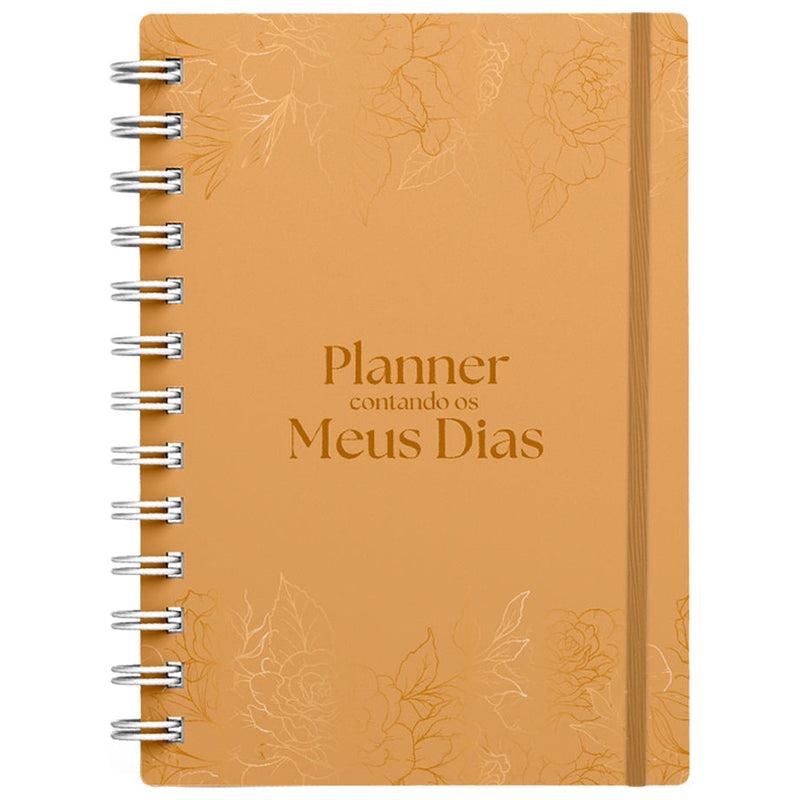 Planner Contando os Meus Dias | Capa Rosas